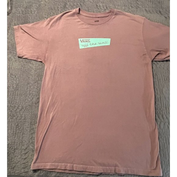 Vans Shirt Adult Medium Vans Off The Wall Purple Mint Tshirt Preowned - Picture 1 of 8